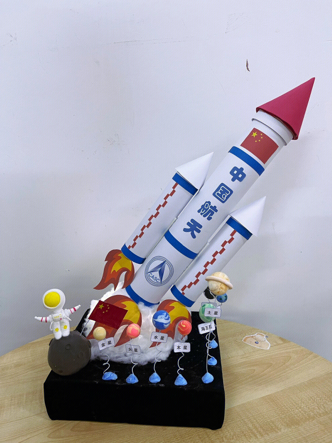 手工火箭模型制作教程图片