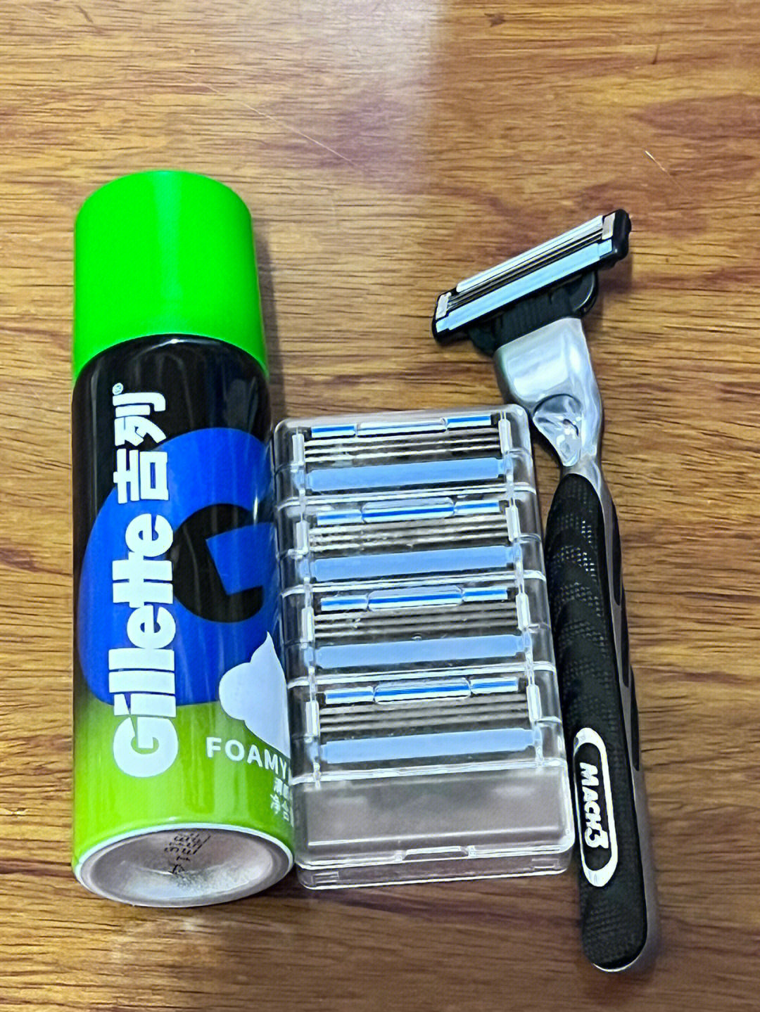 吉列(gillette)刮胡刀手动剃须刀手动胡须刀非吉利 实用礼物男士 送