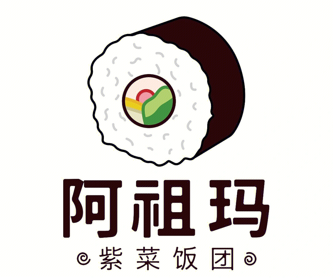 饭团logo模板图片