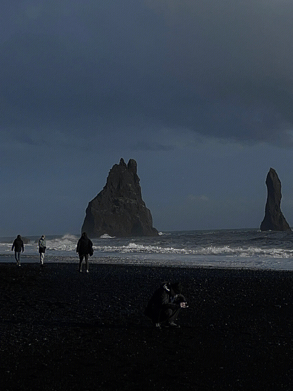 冰岛黑沙滩icelandblackbeach