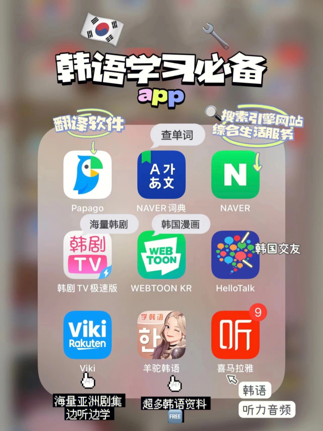 留韩生推荐app75轻松自学韩语75亲测有效