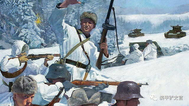 苏芬战争宣传画图片