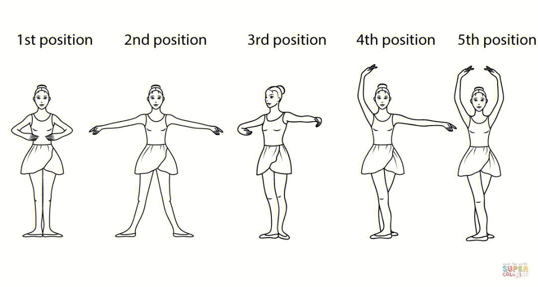 芭蕾舞手位手型图解图片