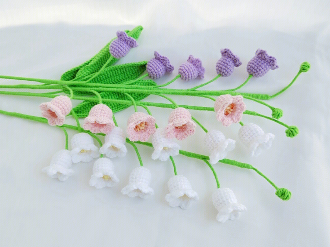 铃兰花的钩织方法图片
