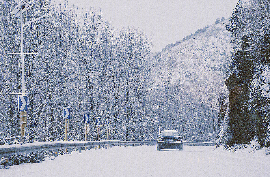 北京2月13日的雪