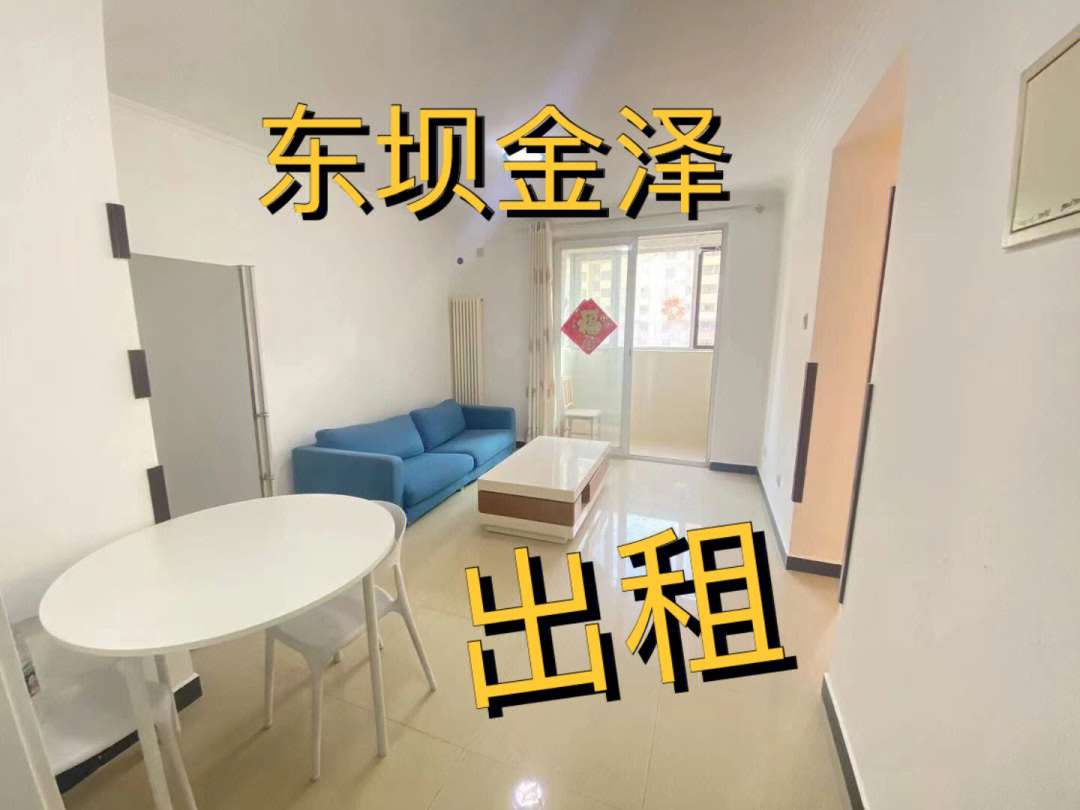 金泽家园b区精装一居全南户型现房随时入住#北京朝阳区租房#东坝