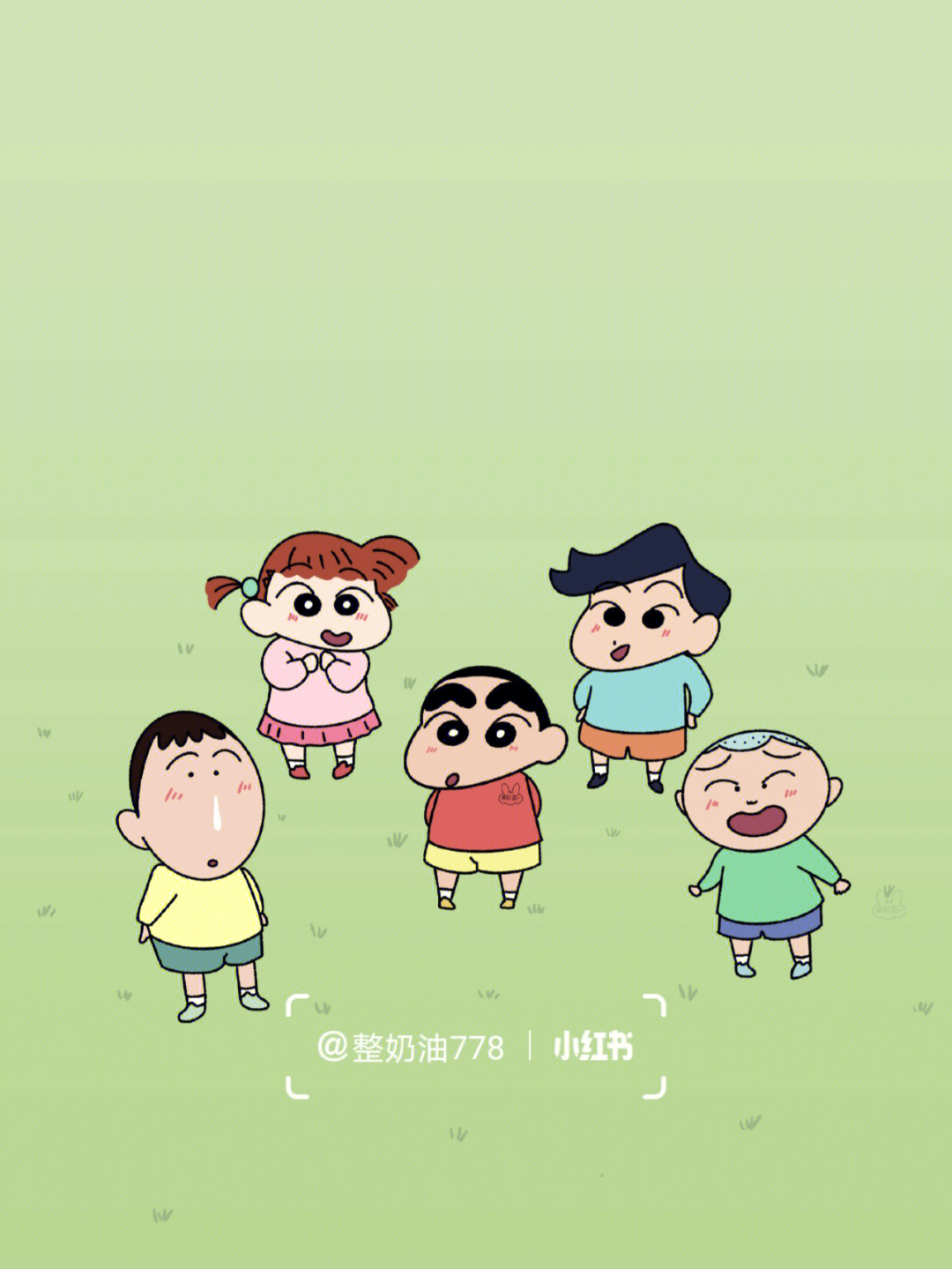 蜡笔小新一致团结图片