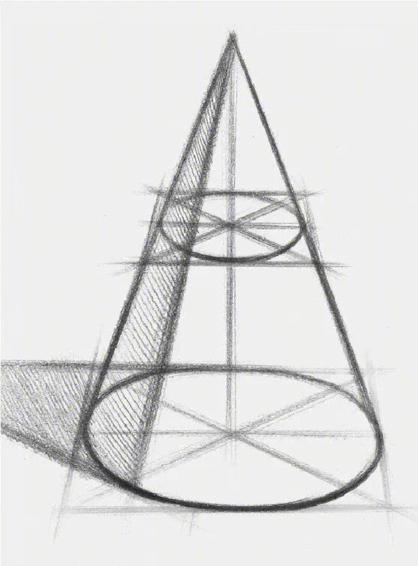 绘画 #素描 #美术 #素描几何体 #几何体 #素描教程 #结构素描