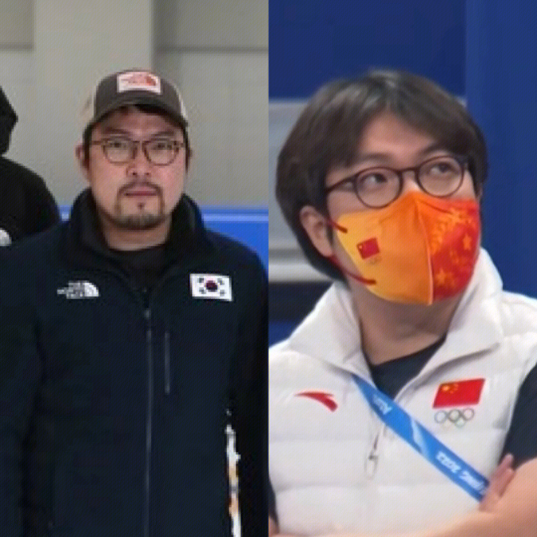 韩国短道速滑胡子教练图片