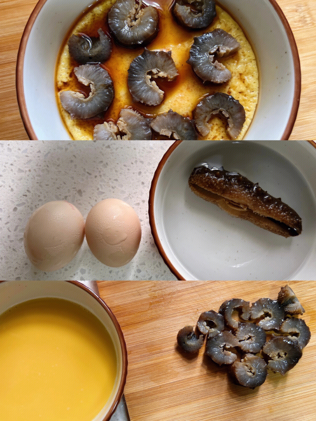 营养早餐海参鸡蛋羹做法分享