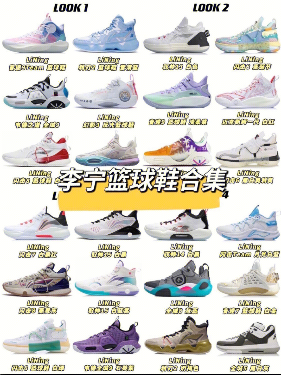 李宁篮球鞋系列定位图片
