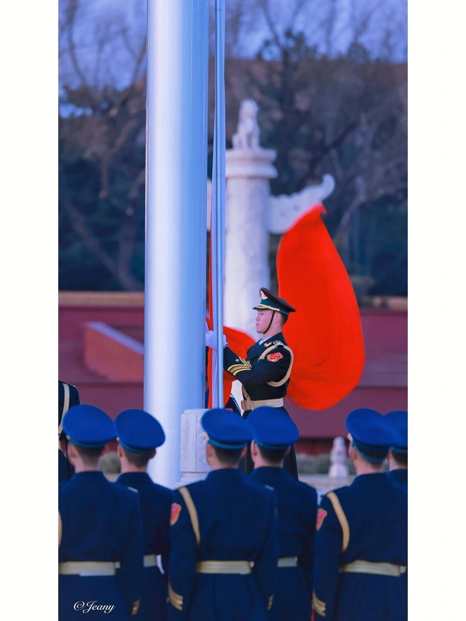 国庆天安门广场升旗仪式