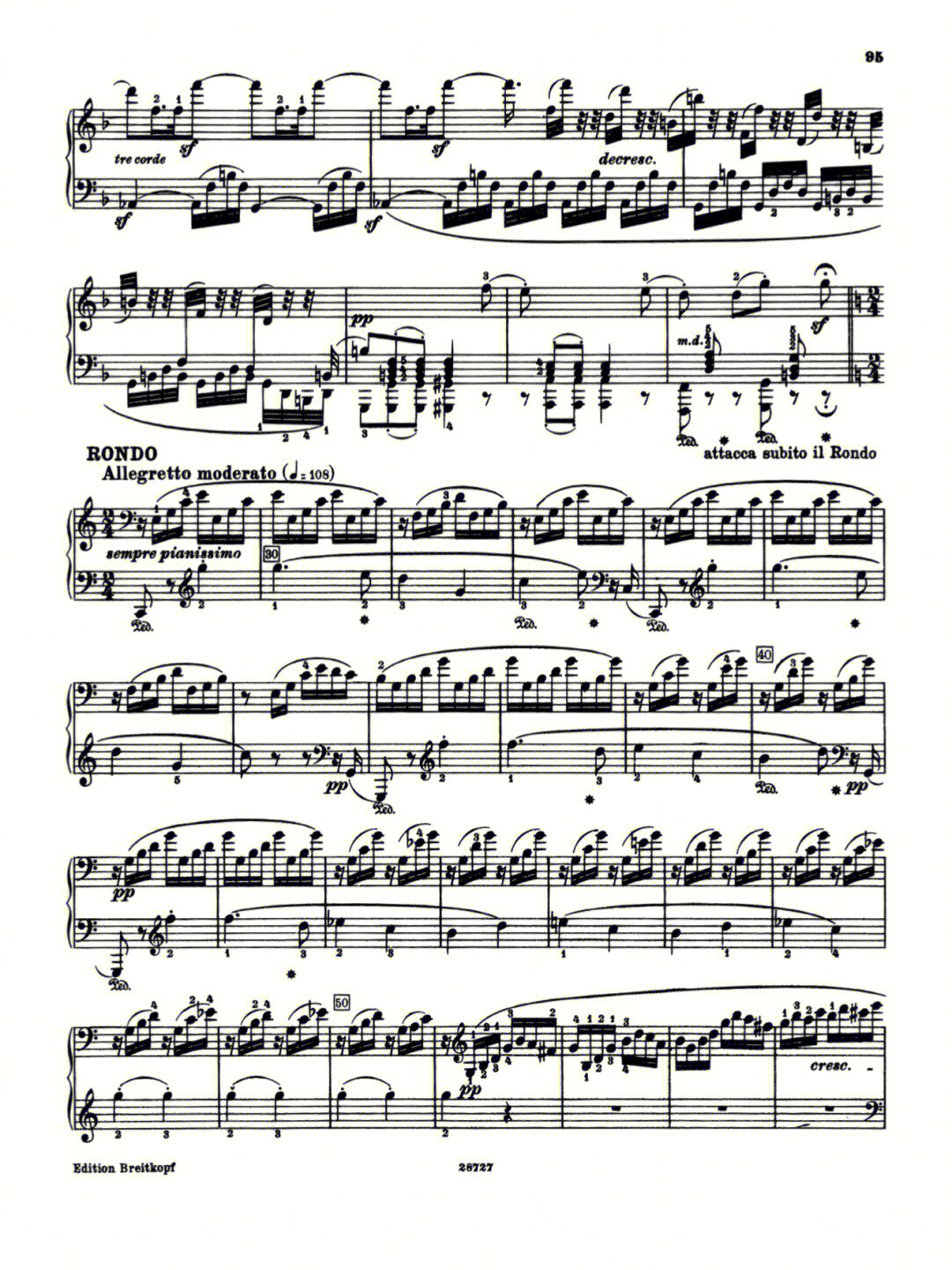 贝多芬黎明奏鸣曲第三乐章经典著作