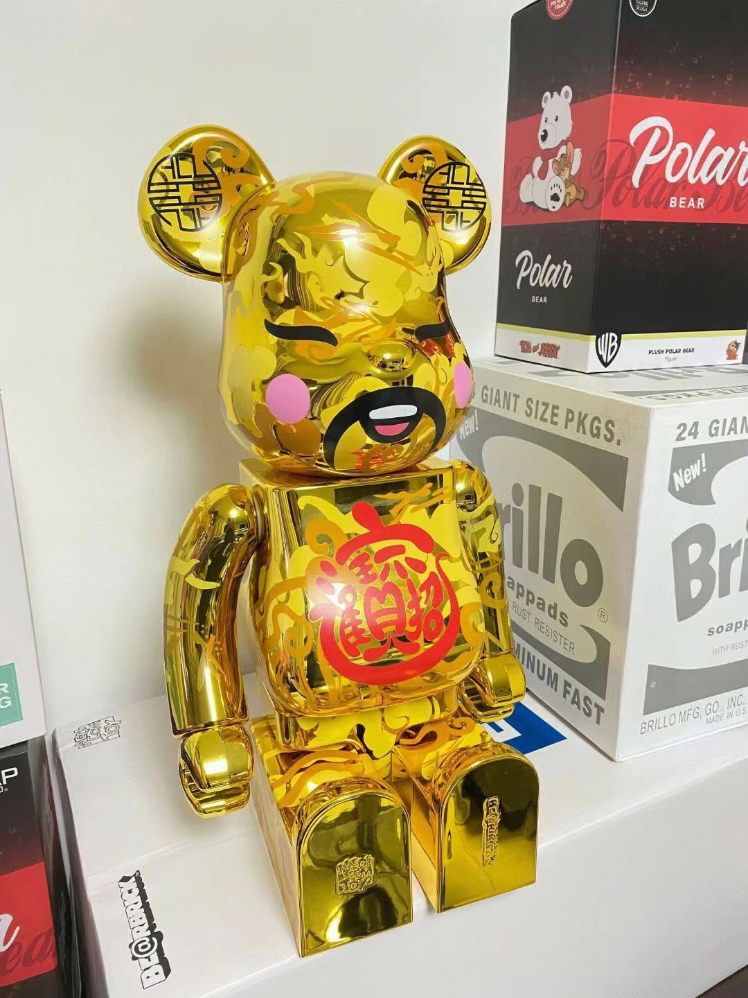 bearbrick1000金财神67第n个了收藏品