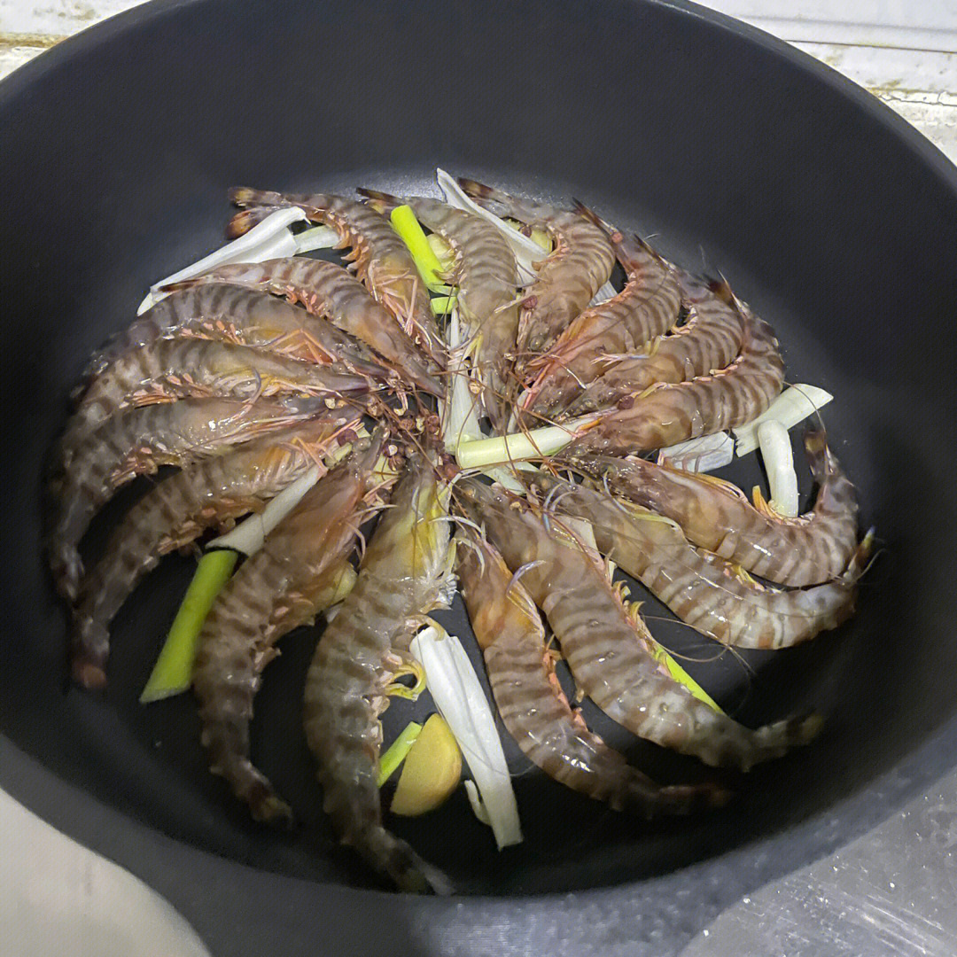 白灼基围虾的做法图片