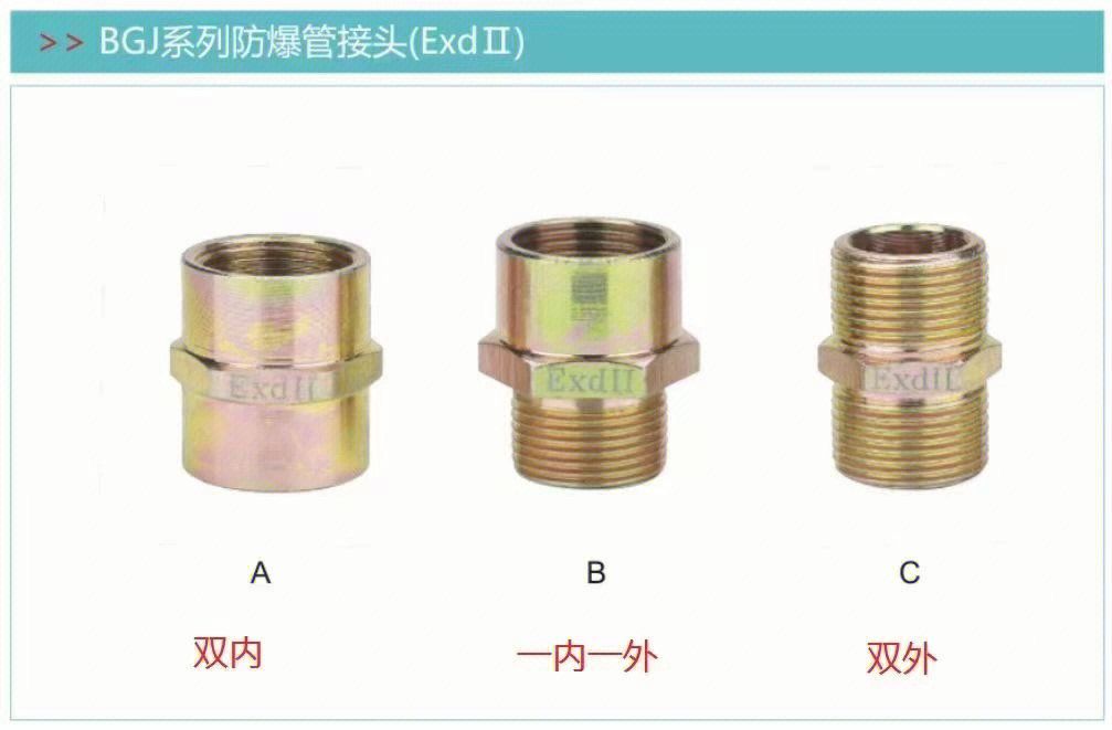 防爆燃气管接头安装图片