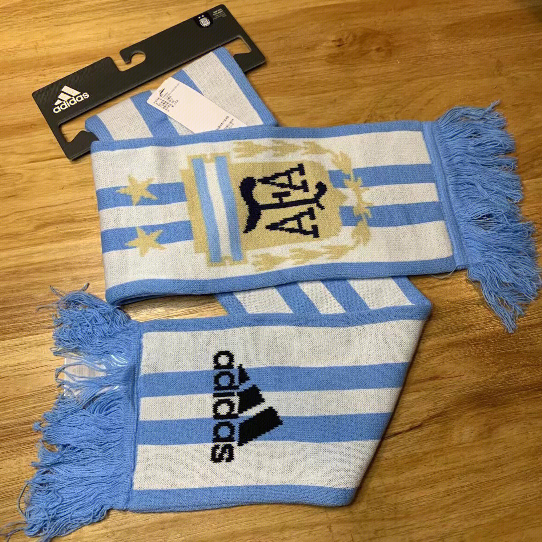 阿迪达斯argentina阿根廷队足球运动围巾