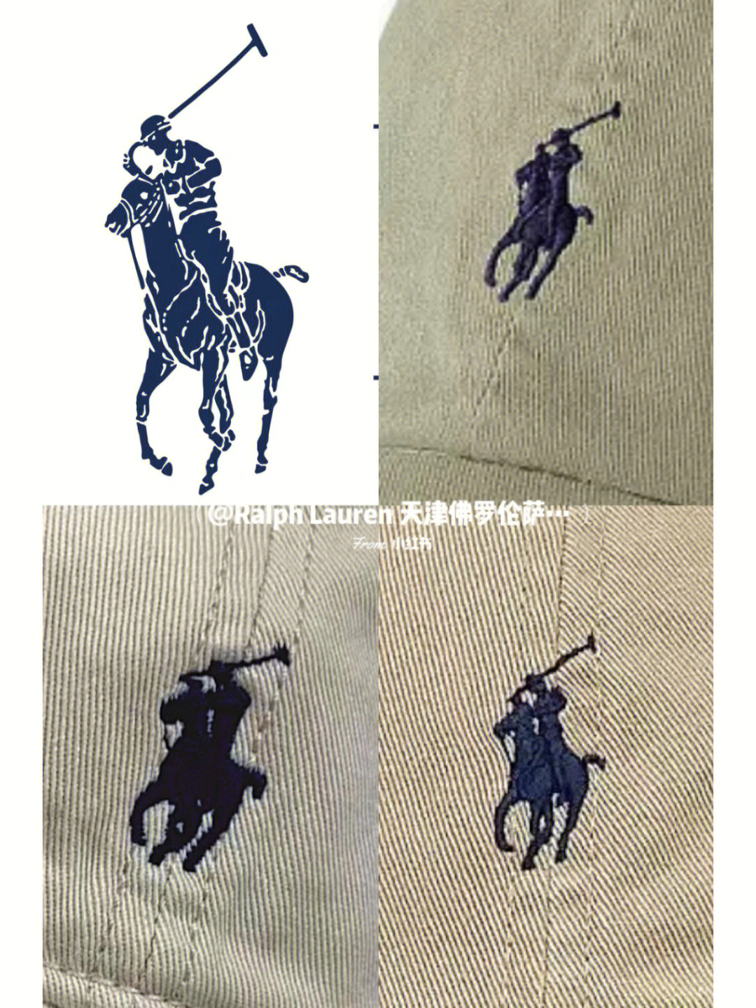 真假polo马标 logo图片