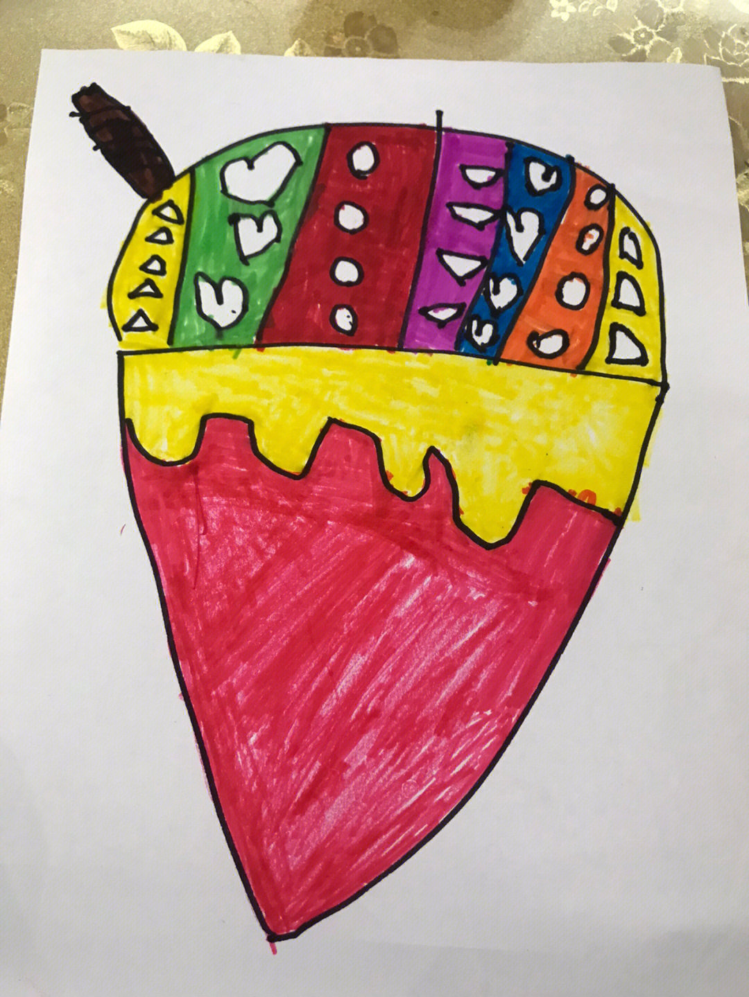 小班美术教案冰淇淋图片