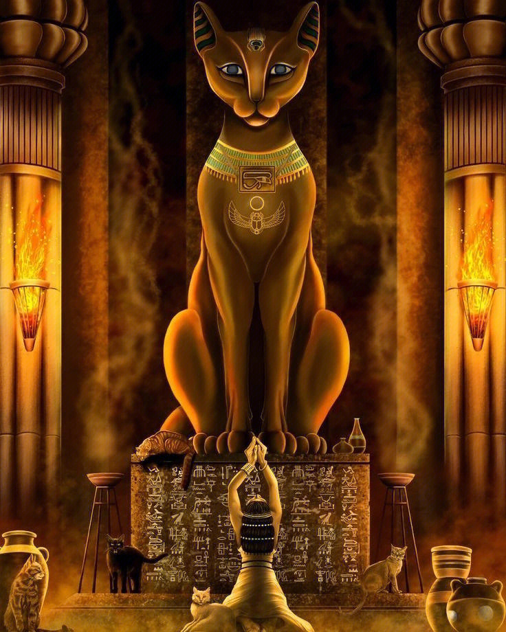 埃及贝斯特女神家庭守护神猫神贝斯特