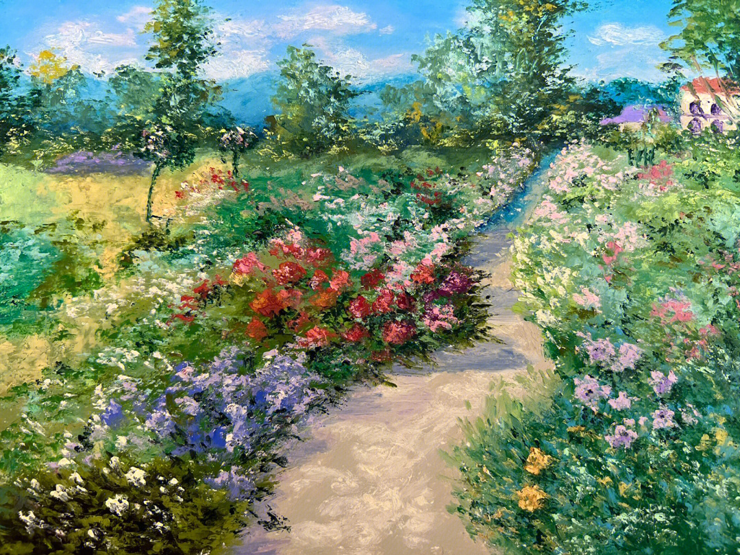 花园绘画作品一等奖图片
