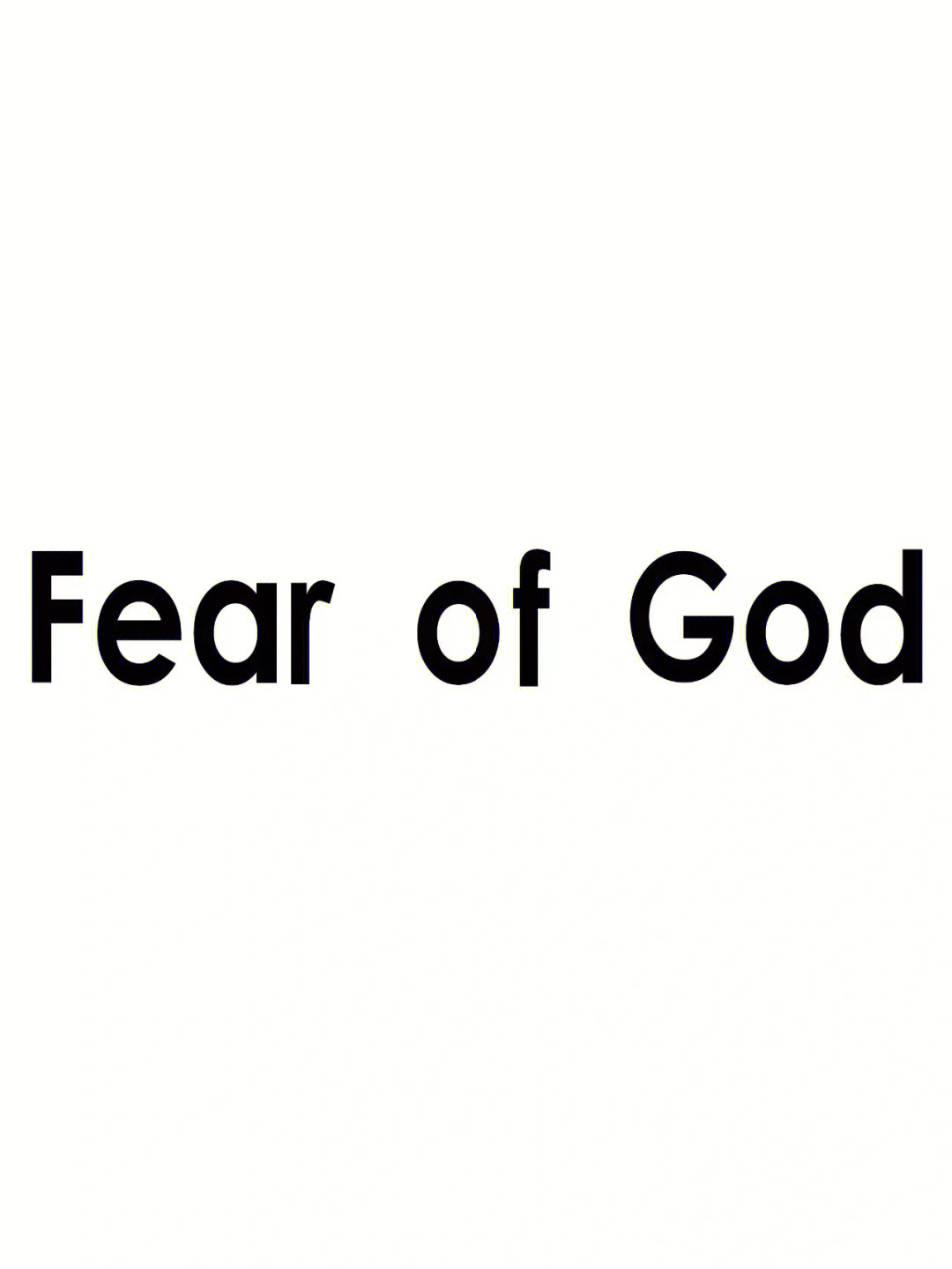 fearofgod哥特字体图片