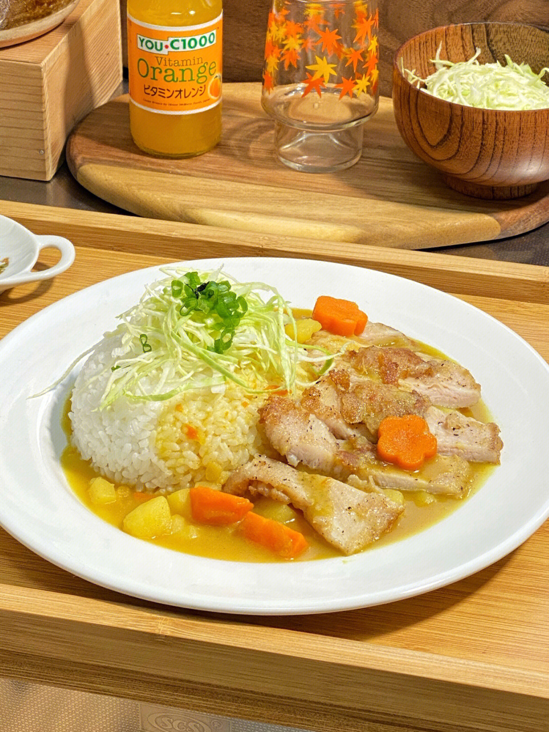 肯德基日式咖喱鸡饭图片