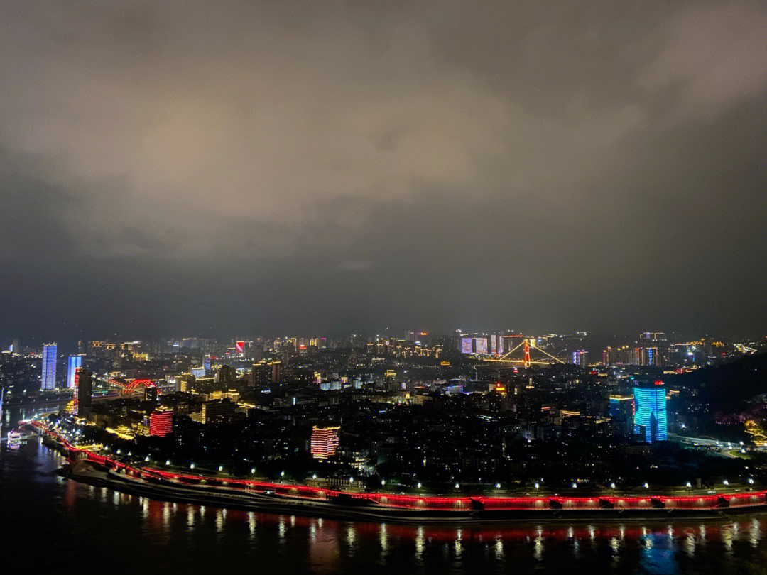 催科山夜景图片