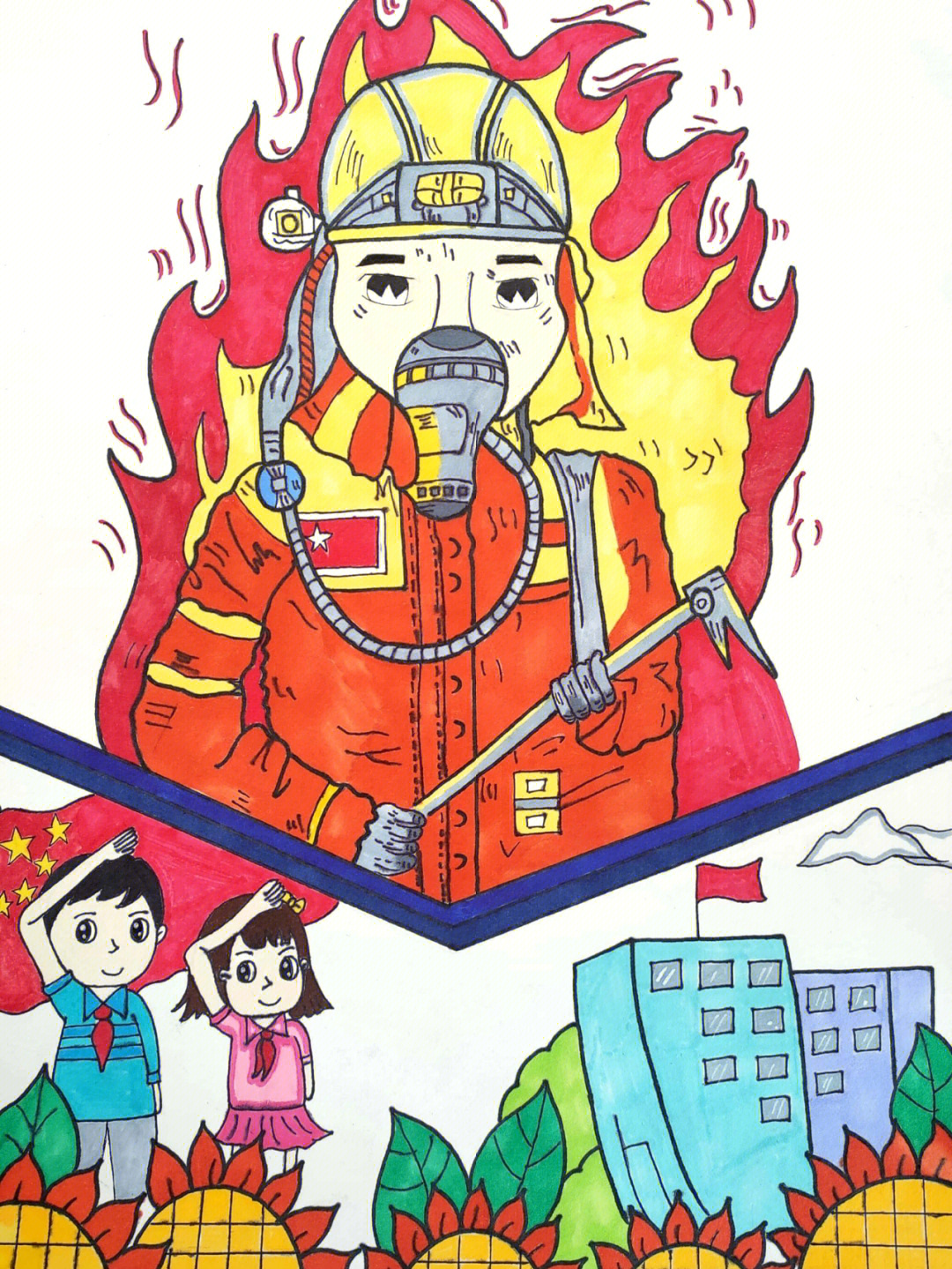 消防主题画