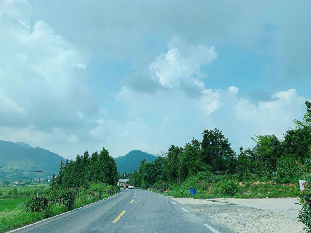 从泾县去查济的路上风景