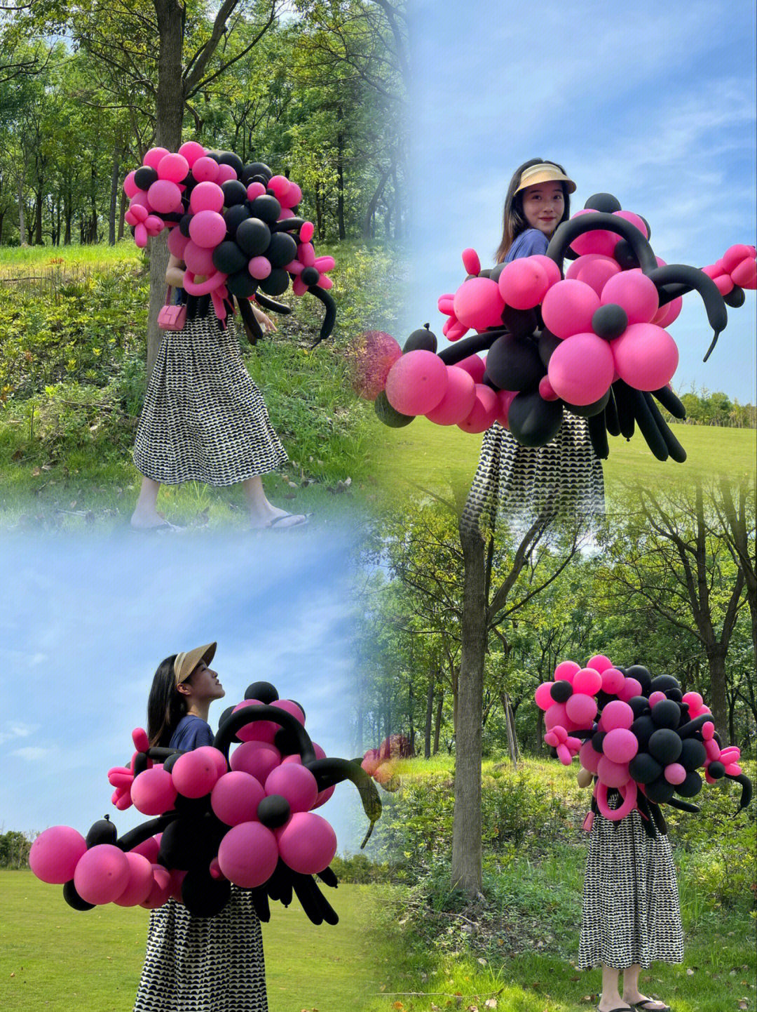 气球束和马掌气球图片