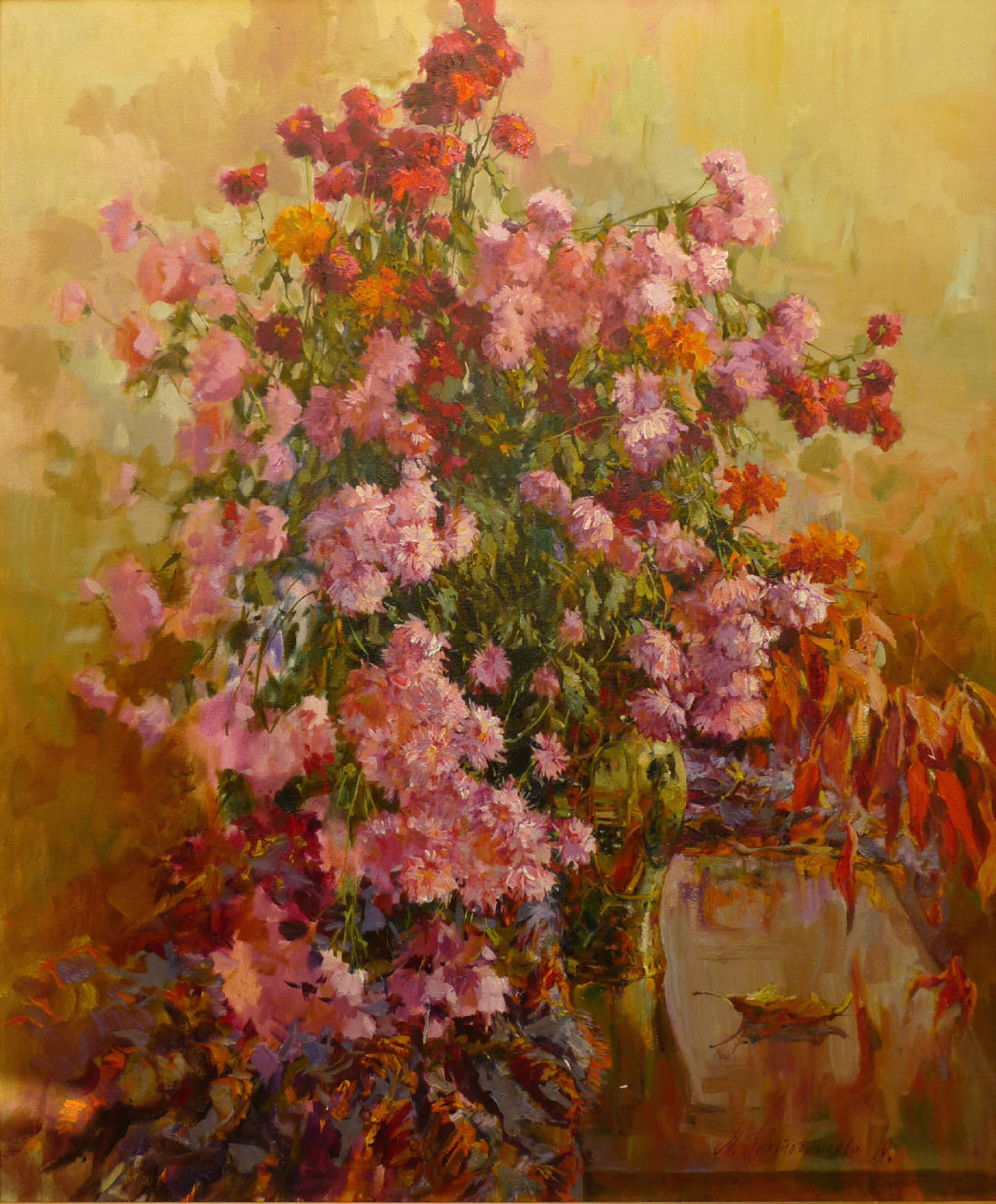 作品欣赏|花卉系列|俄罗斯油画