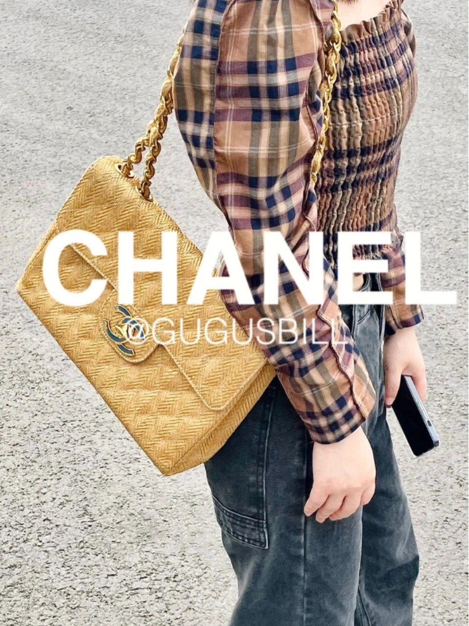 色彩灵感chanel02中古编织贝嫂包30