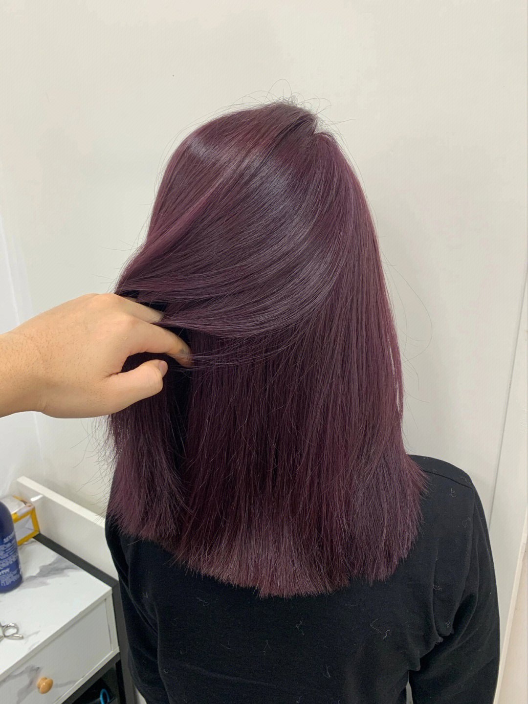 葡萄紫褪色过程图片