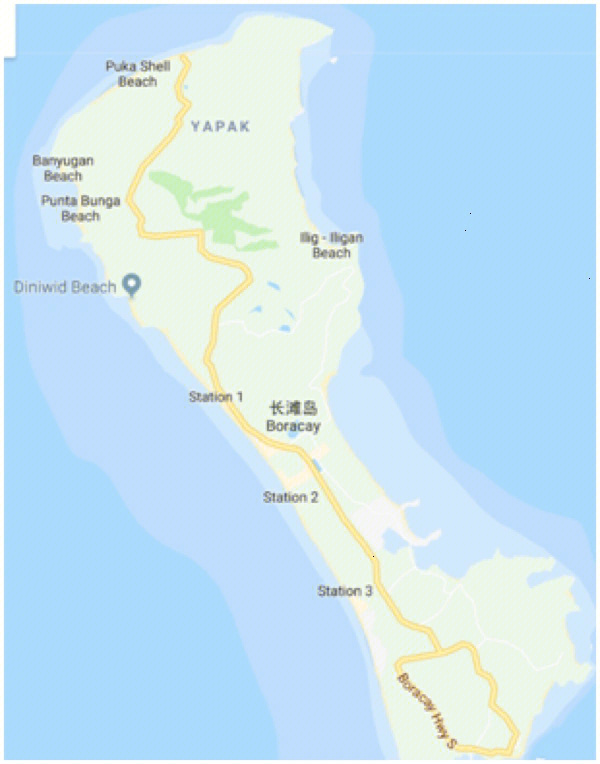 菲律宾长滩岛地图位置图片