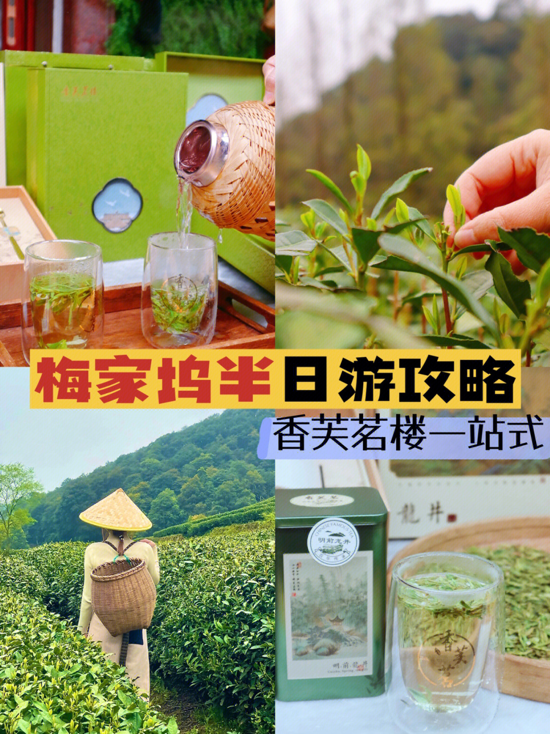 杭州采茶品茶梅家坞一定是你流连忘返之地