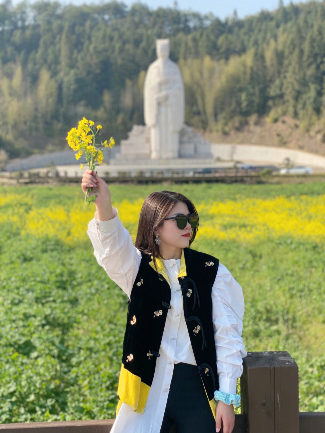 武夷山五夫油菜花田