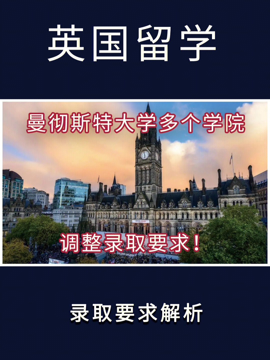 作为在中国留学生中人气最高的大学,曼彻斯特大学也更新了2023/2024学