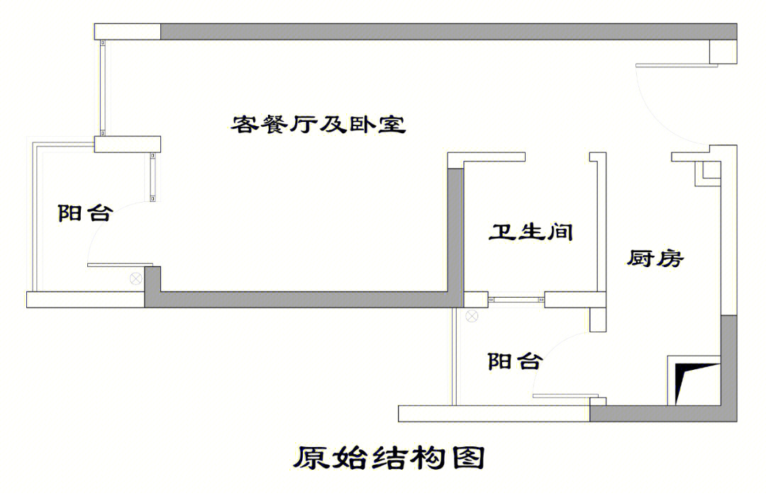 单身公寓的一户型多个方案