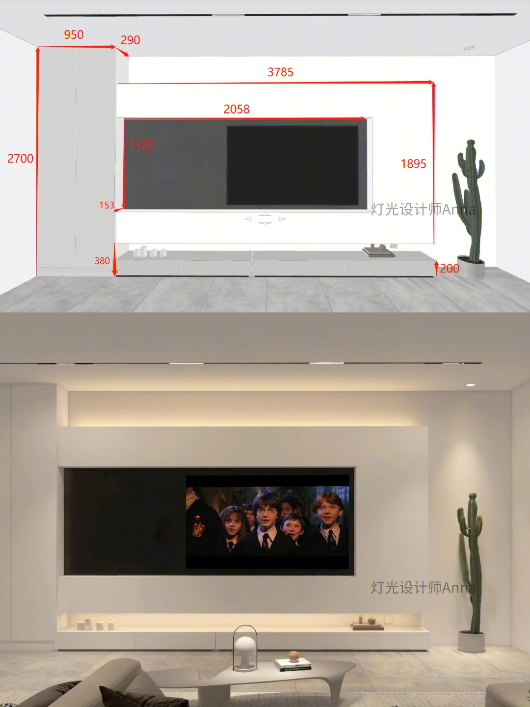 电视背景墙电源位置图图片