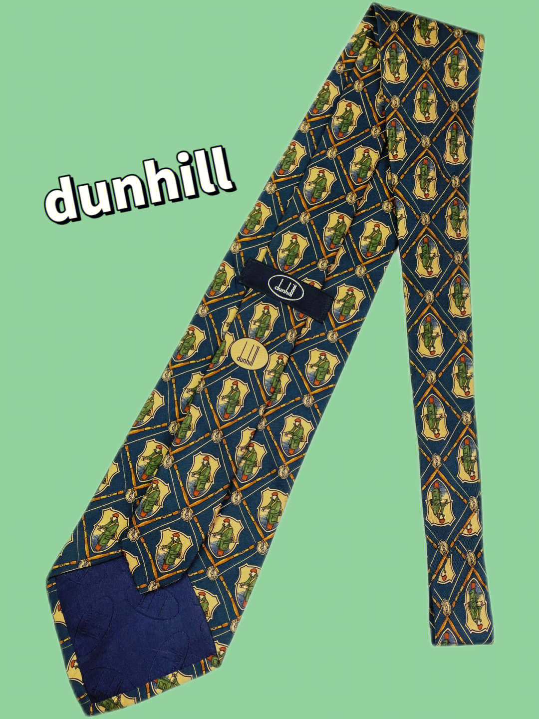 英国老牌奢侈品牌dunhill中古领带