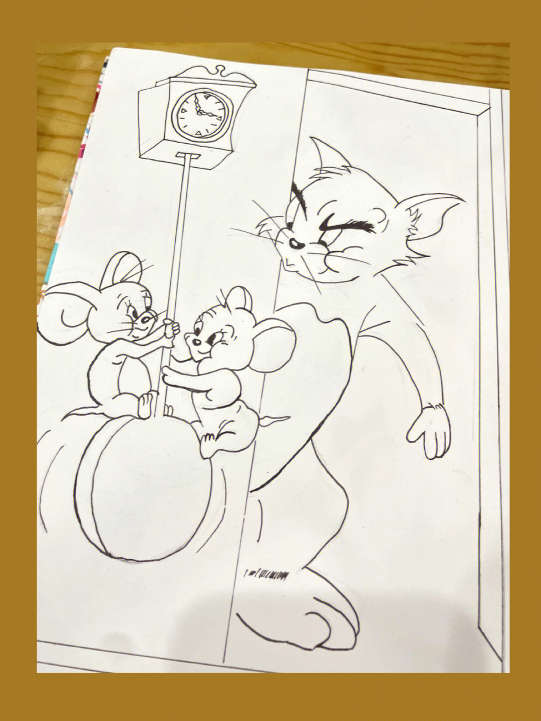 猫和老鼠#卡通画#马克笔画第一弹91