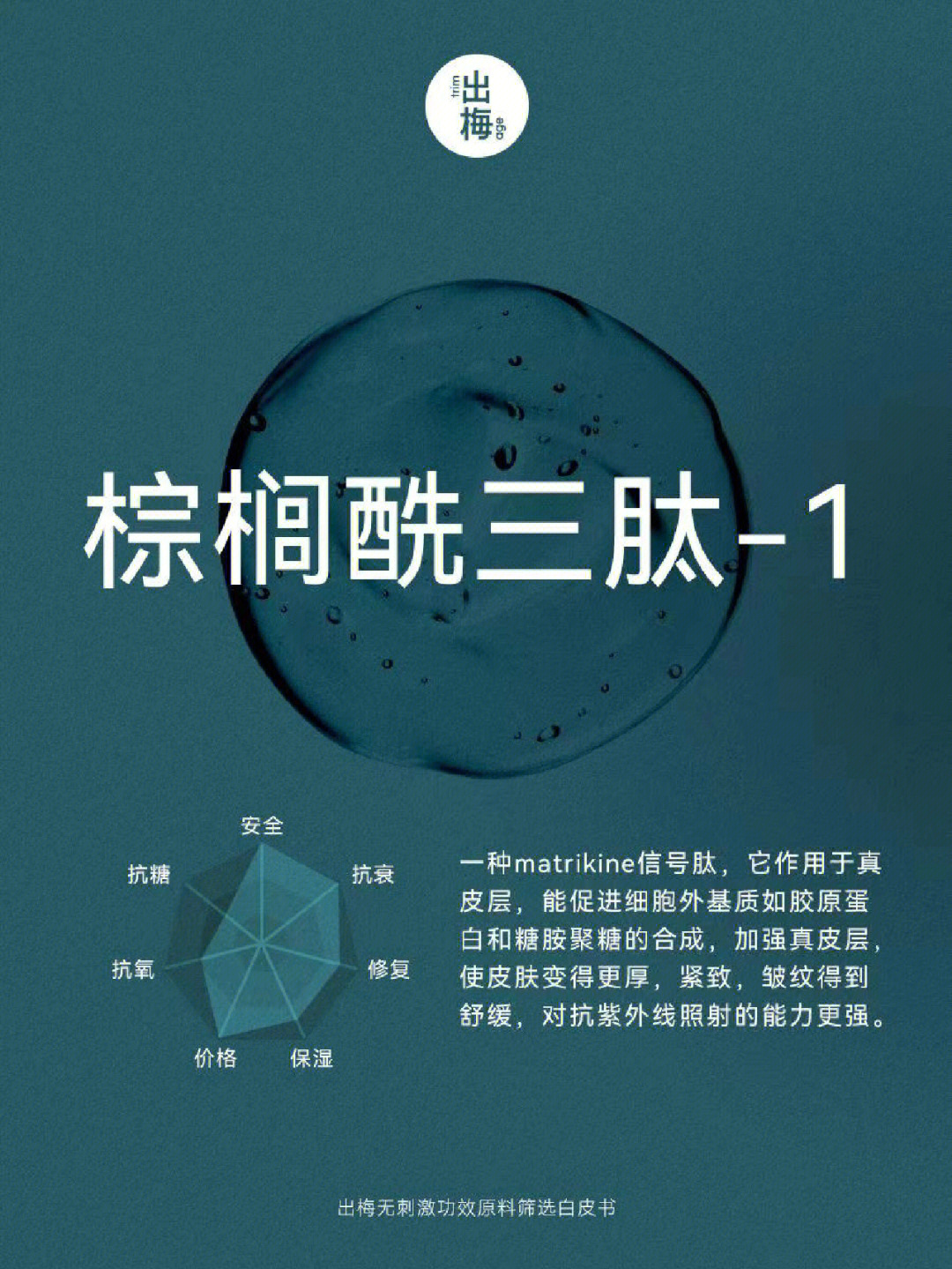 棕榈酰三肽1出梅无刺激原料筛选白皮书