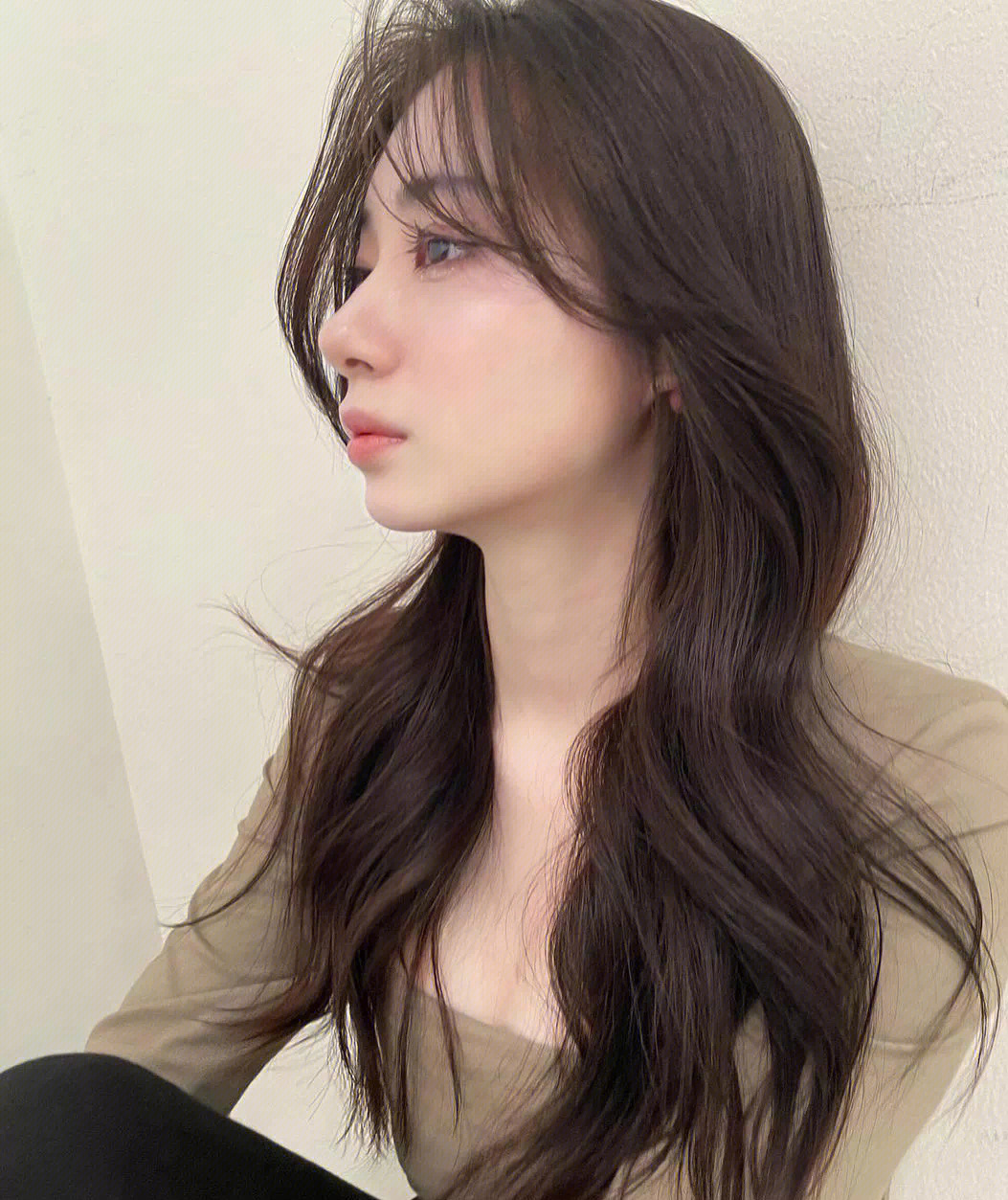 韩系纹理发型女图片