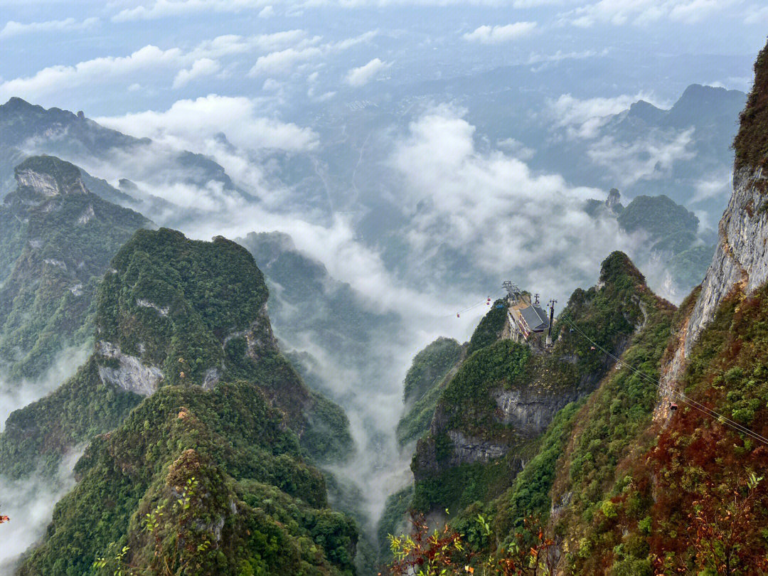 美!附天门山最新路线图