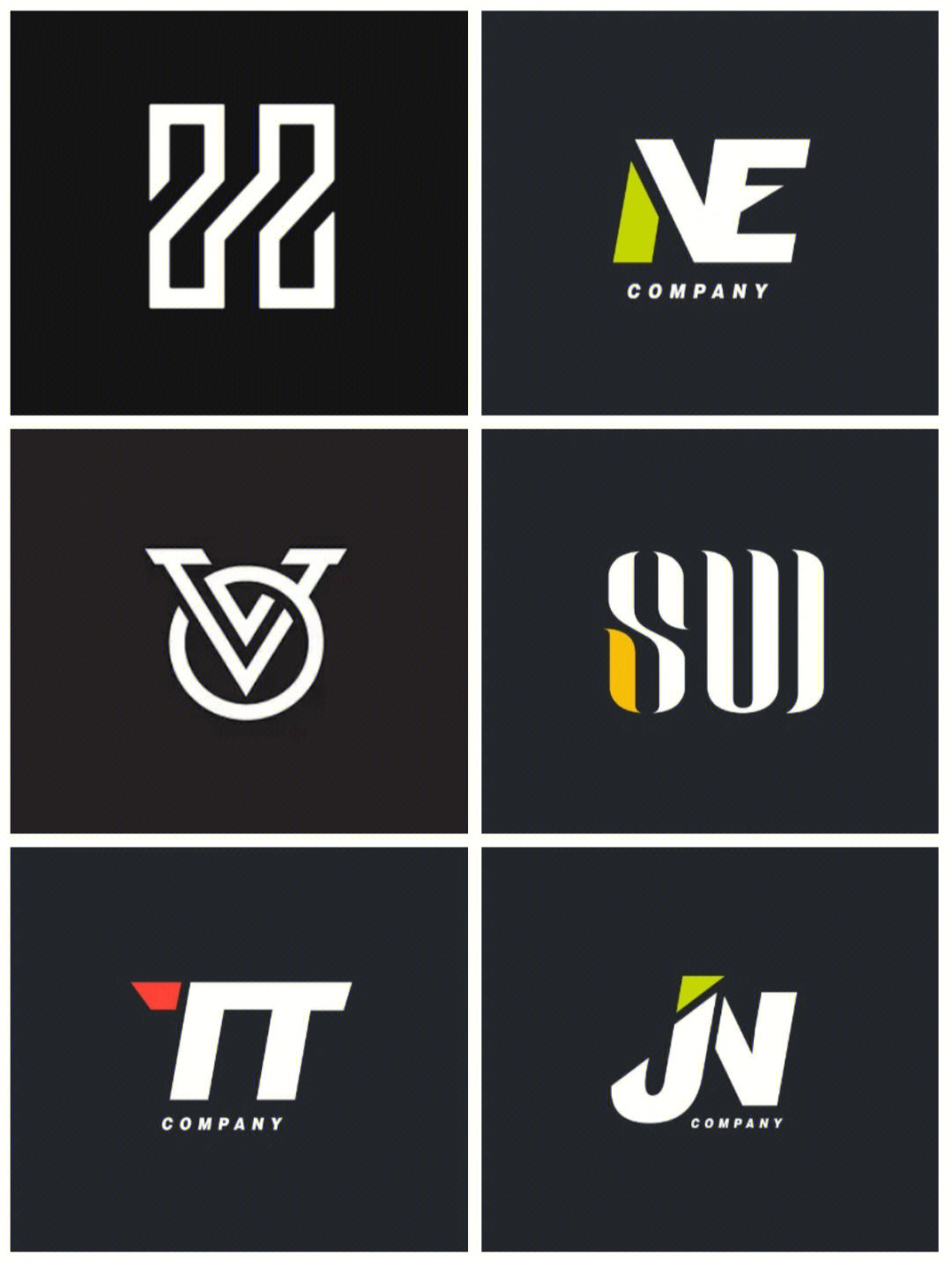 线性logo设计手法图片