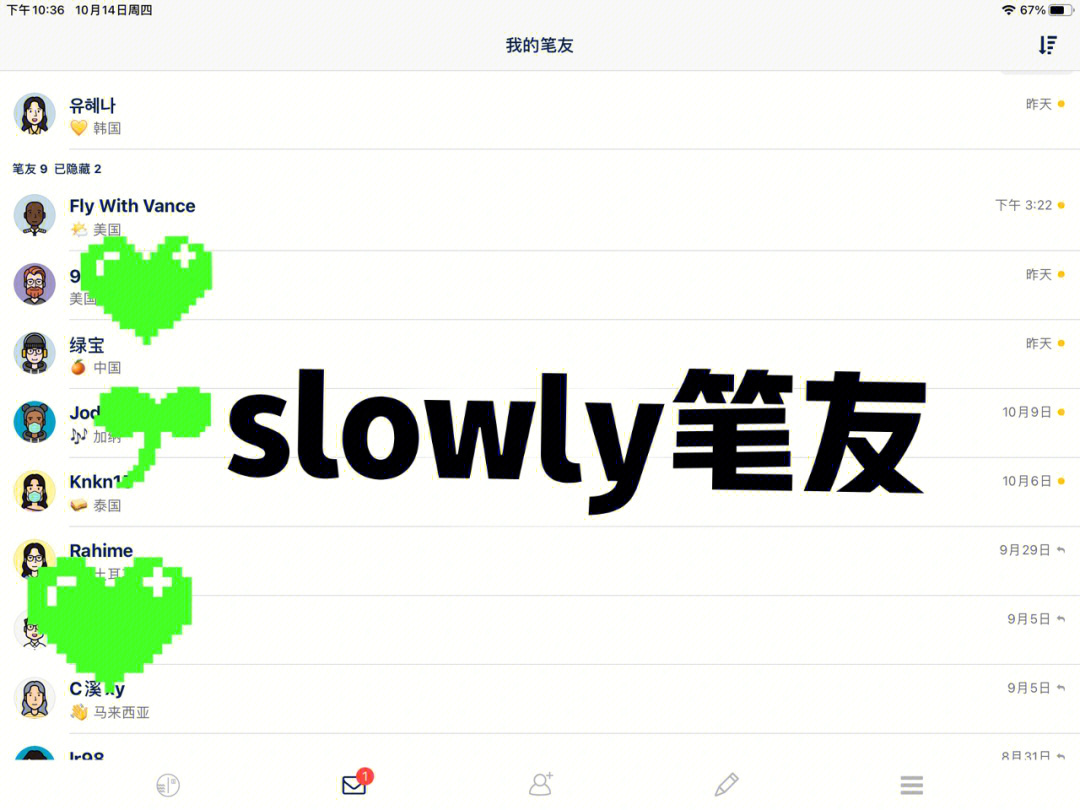 slowly 笔友后续