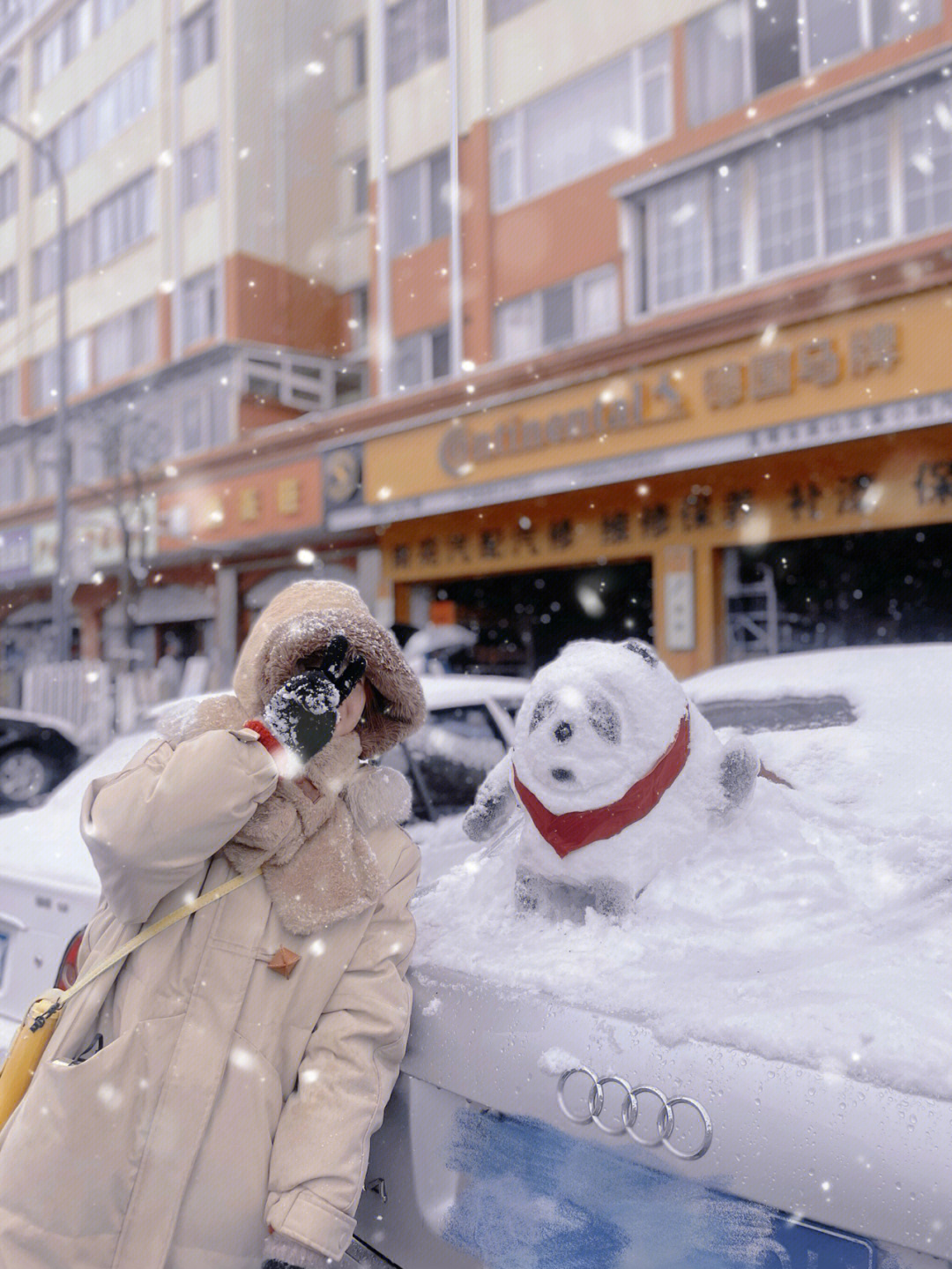 98天气:下雪7615堆雪人701599文案:忙着玩雪 忙着拍照