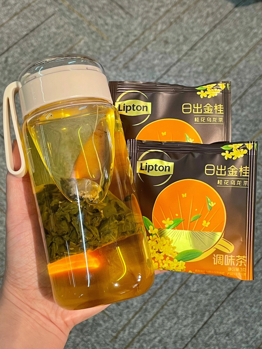 金萱酿桂花茶图片