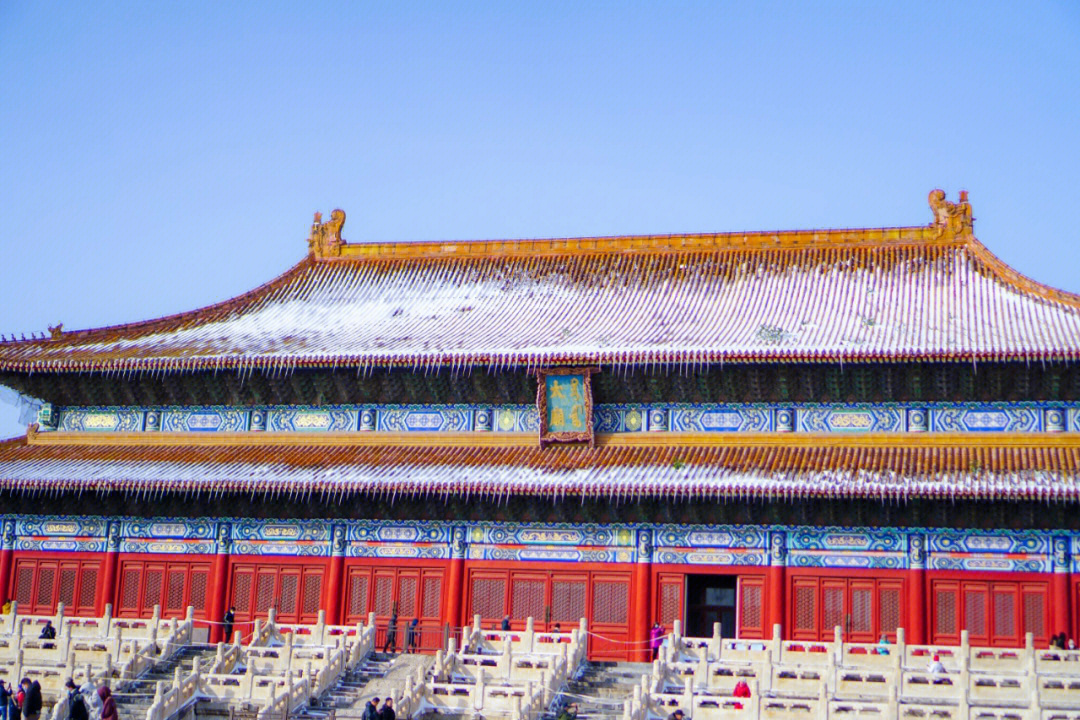 雪后太庙图片